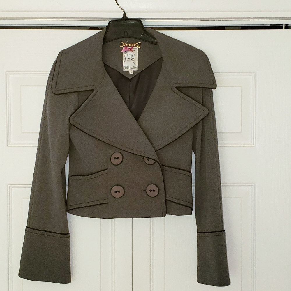 Yoana Baraschi Cropped Blazer Size 4